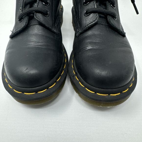 Dr Doc Martens Boots Womens 5 Black 1460 Pascal Soft Leather Combat - Picture 8 of 9